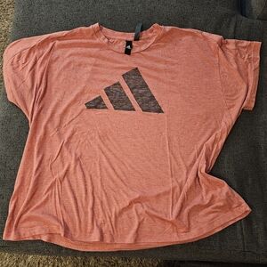 Adidas Red Womens T-Shirt